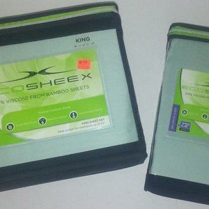 SHEEX Bundle King 4pc sheet set w/xtra cases $259